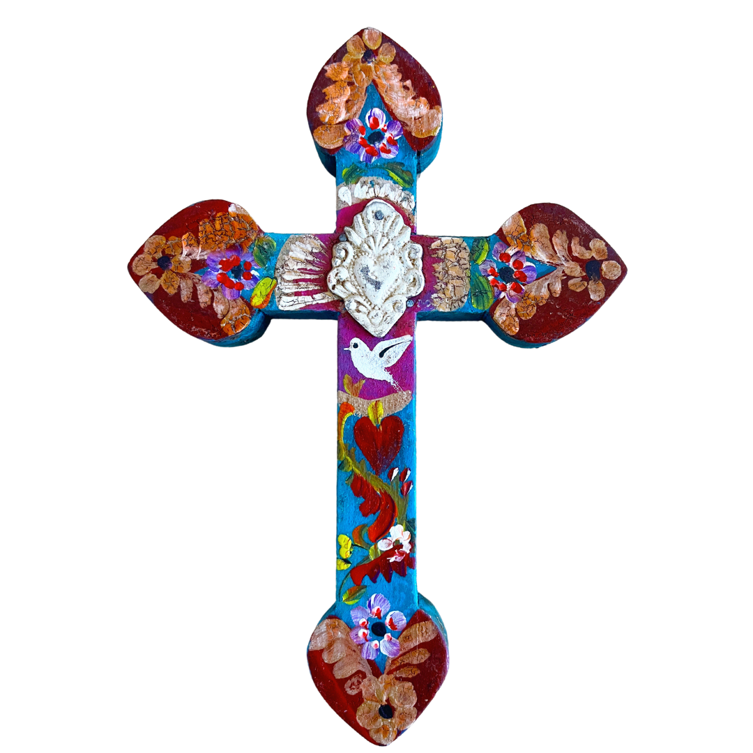 Small Hand-Painted Cross (Style 2)