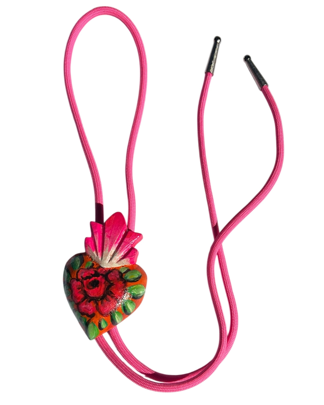 Handpainted Heart Bolo Ties