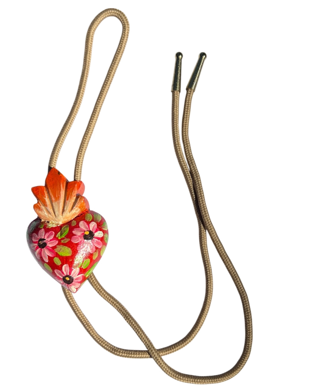 Handpainted Heart Bolo Ties