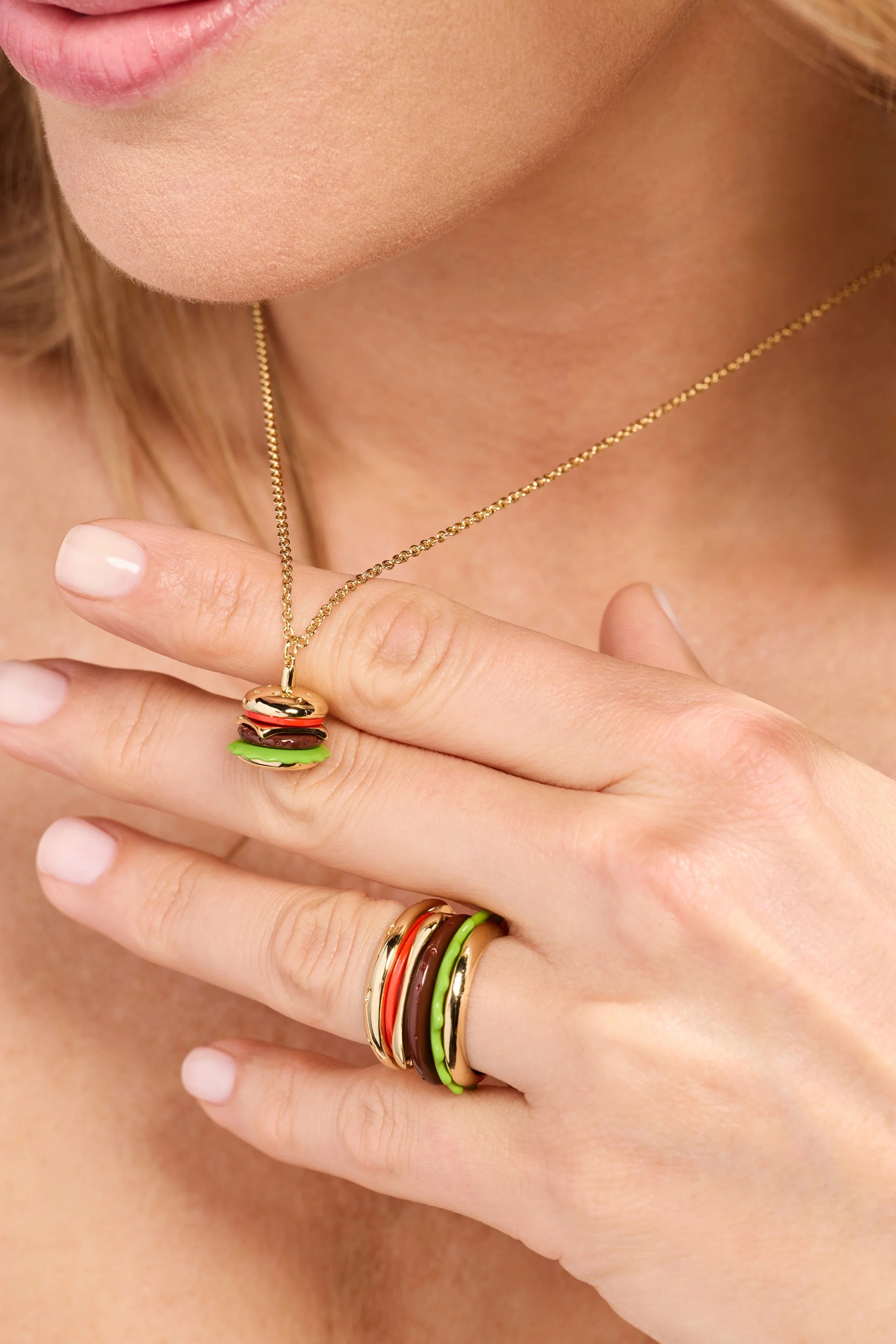 Hot Grill Hamburger Stacking Ring