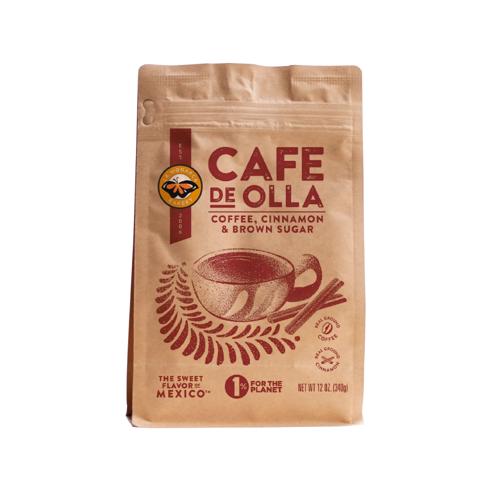Cafe de Olla coffee package on a white background
