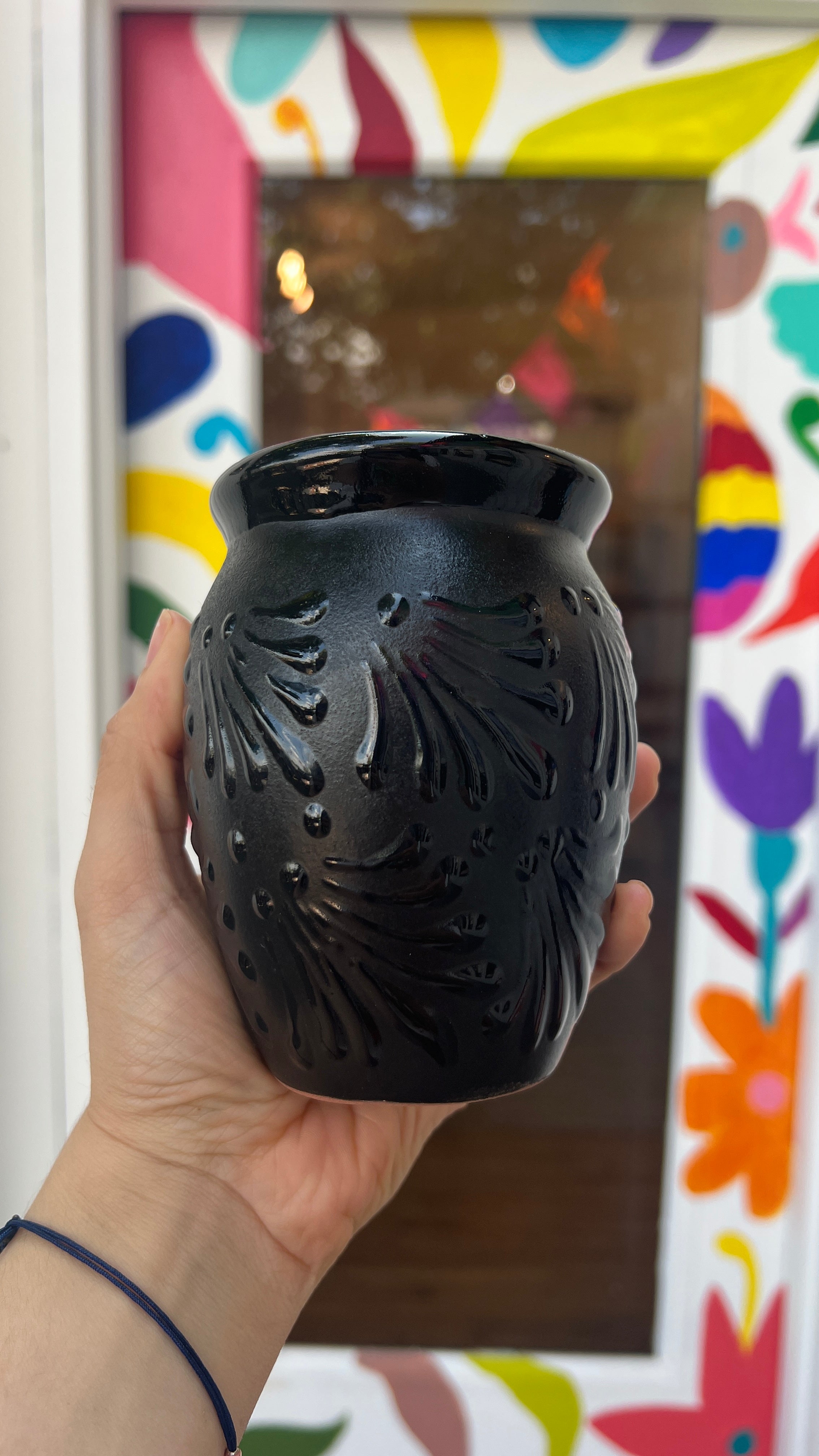 Black on Black Cantarito