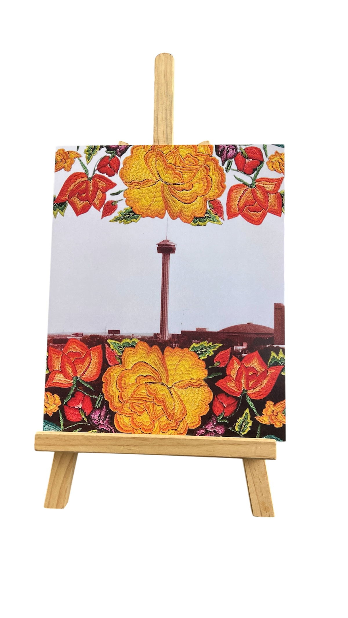 Tehuana Flower San Antonio Tower Print