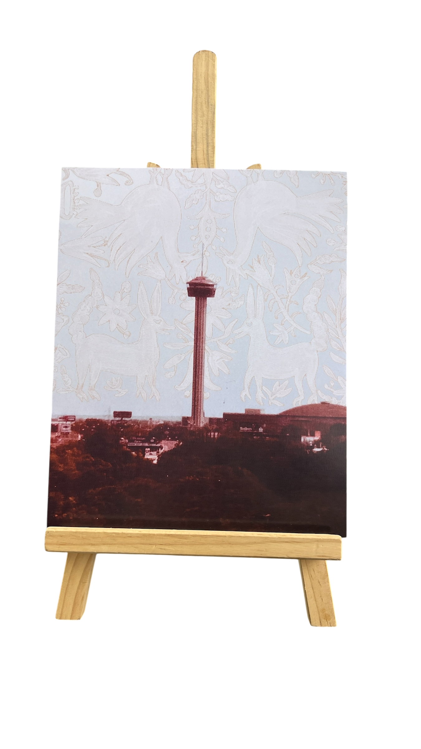 Otomi San Antonio Tower Print