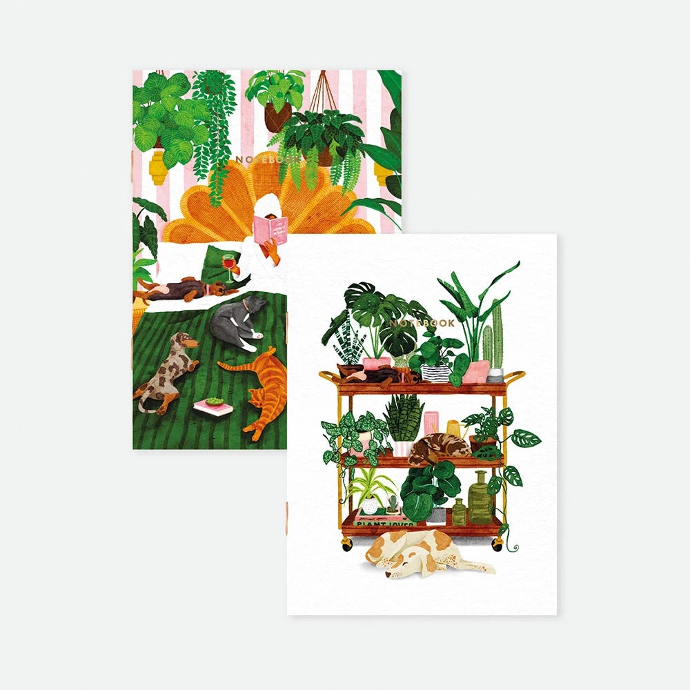 Life with Pets & Plants Notebook Set