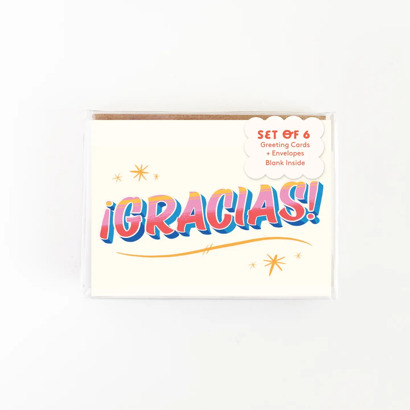 Mini Box Set Spanish Gracias Greeting Cards - Set of 6