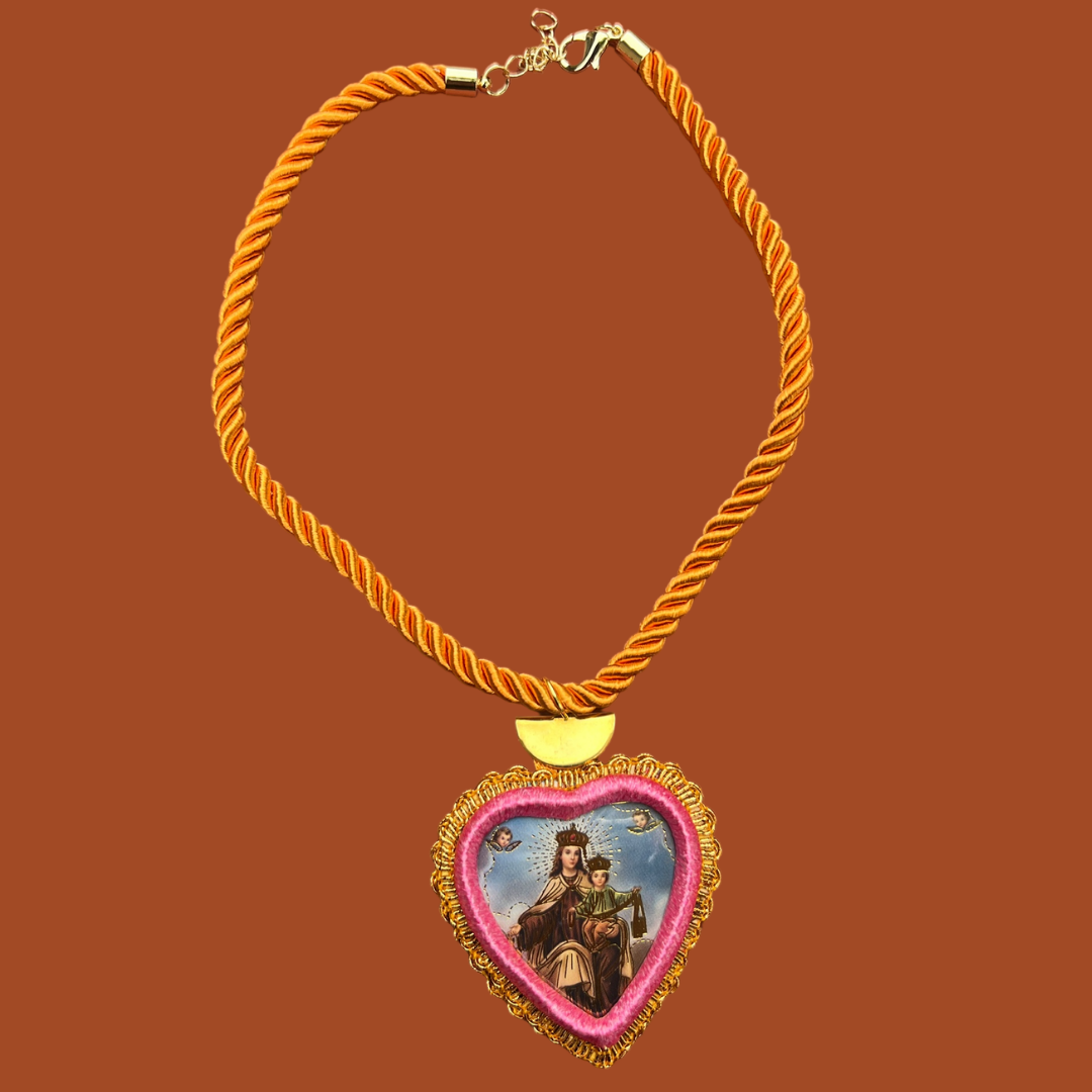 Corazón Icon Necklace: Saint Style D