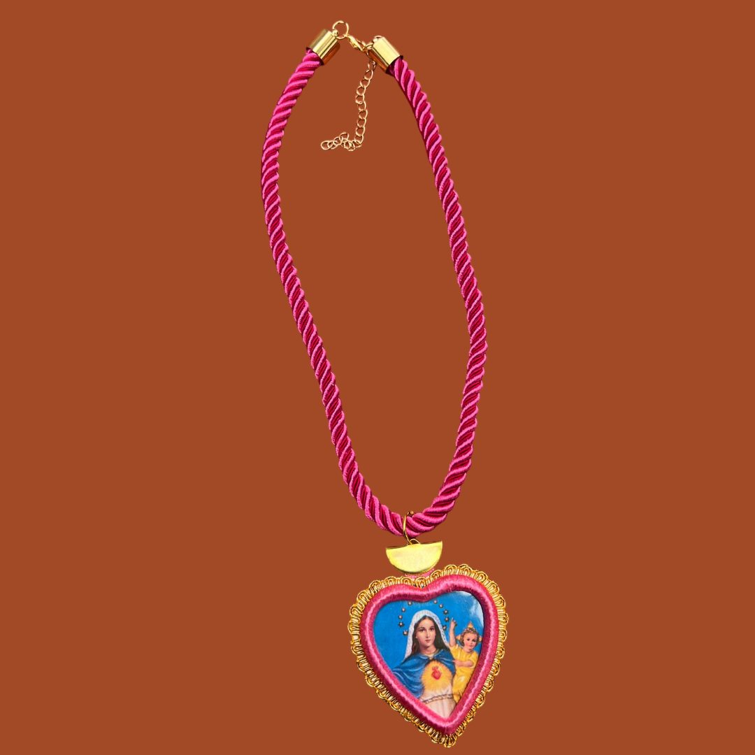 Corazón Icon Necklace: Saint Style E