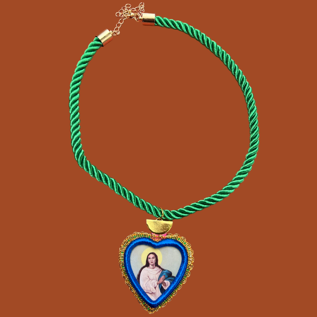 Corazón Icon Necklace: Saint Style F