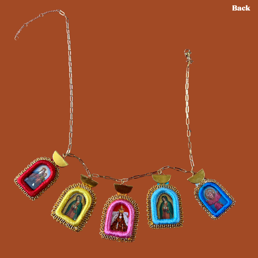 Corazón Icon Necklace: Mini Milagro Style C