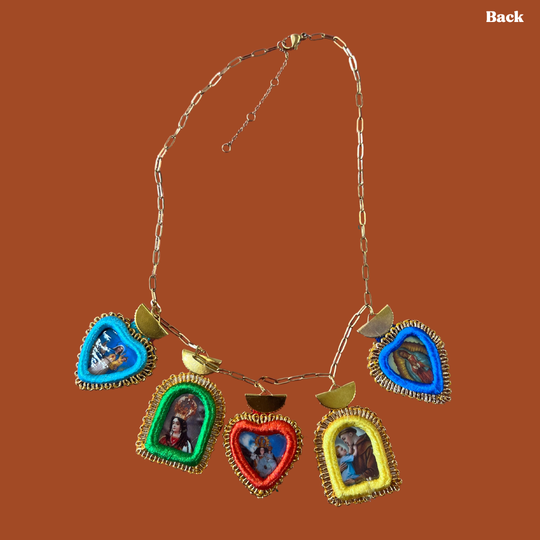 Corazón Icon Necklace: Mini Milagro Style E