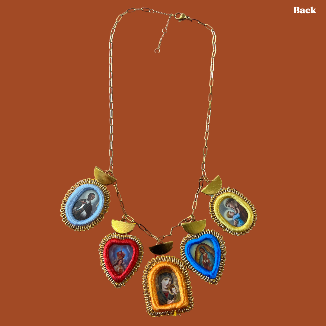 Corazón Icon Necklace: Mini Milagro Style F