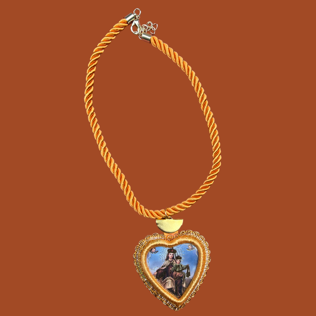 Corazón Icon Necklace: Saint Style B