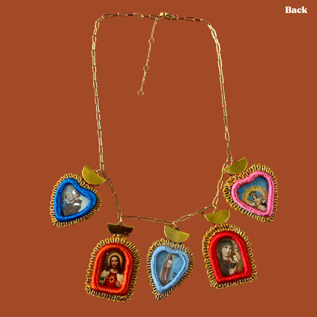 Corazón Icon Necklace: Mini Milagro Style H