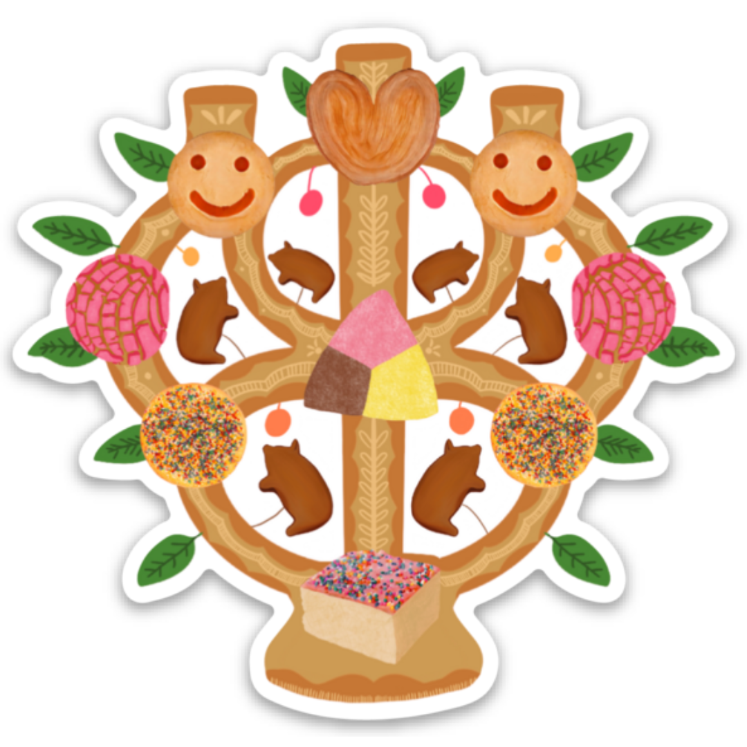 Pan Dulce Tree of Life Sticker