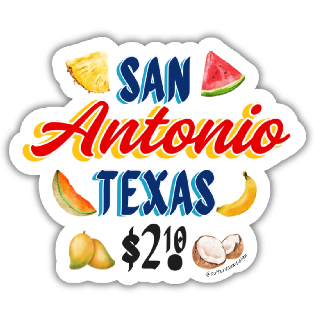 San Antonio Frutería Sticker
