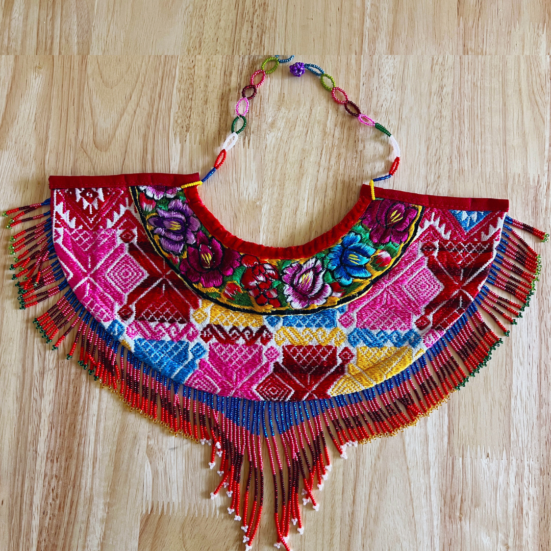 Colorful Collage Collar Necklace