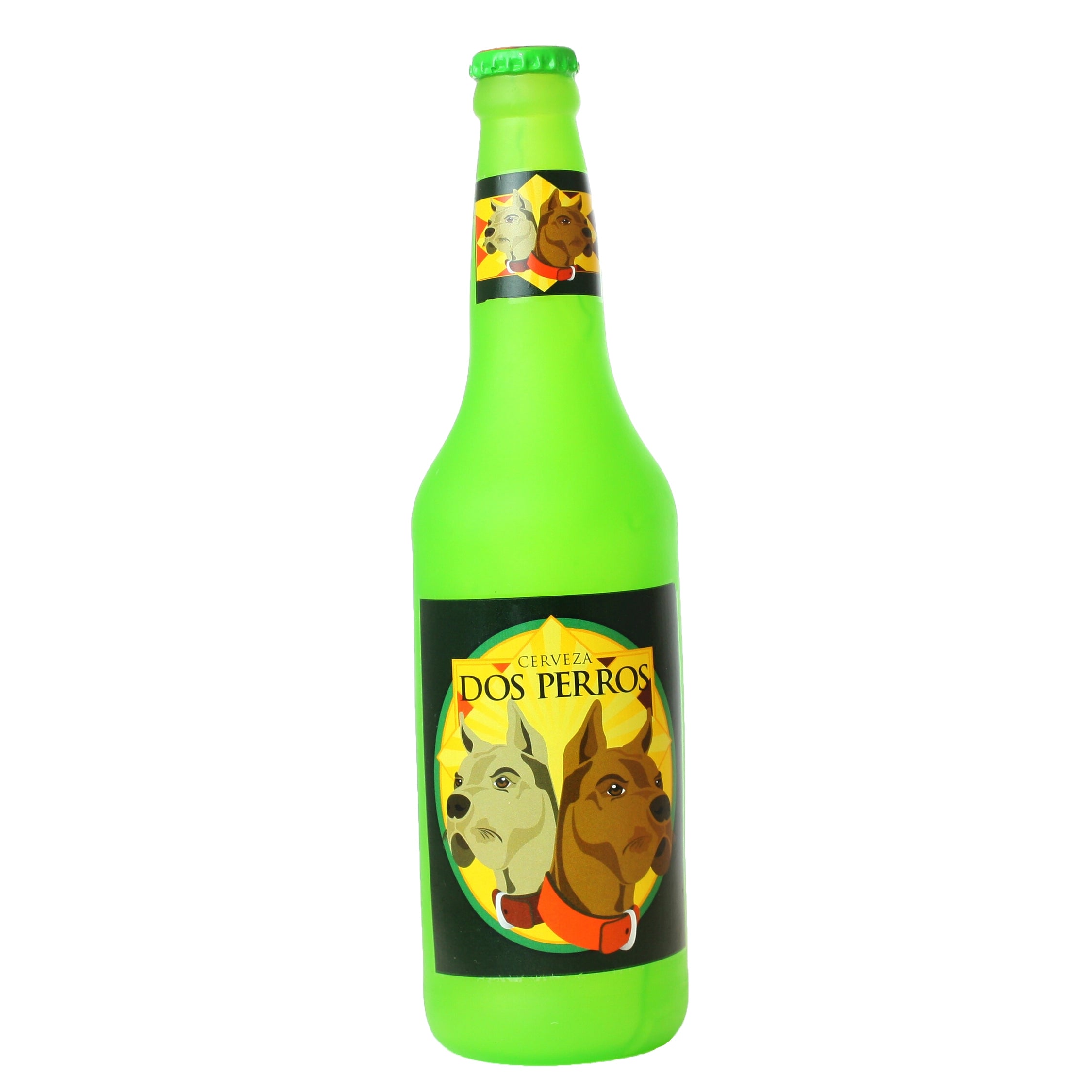 Dos Perros Beer Bottle Dog Toy