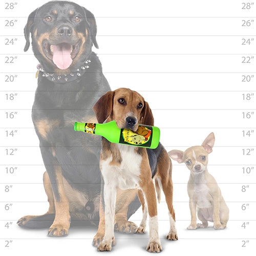Dos Perros Beer Bottle Dog Toy