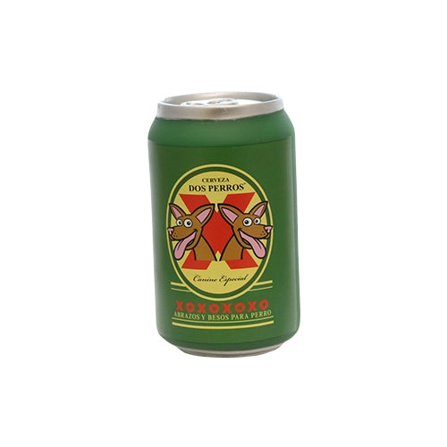 Dos Perros Beer Can Dog Toy
