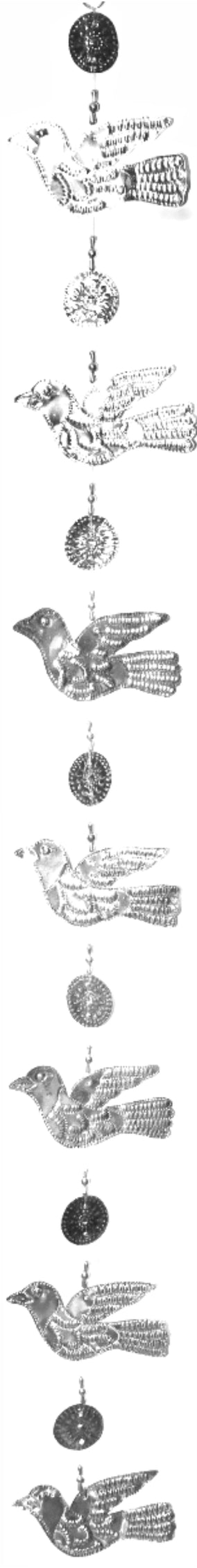 Tin Foil Dove Hanging