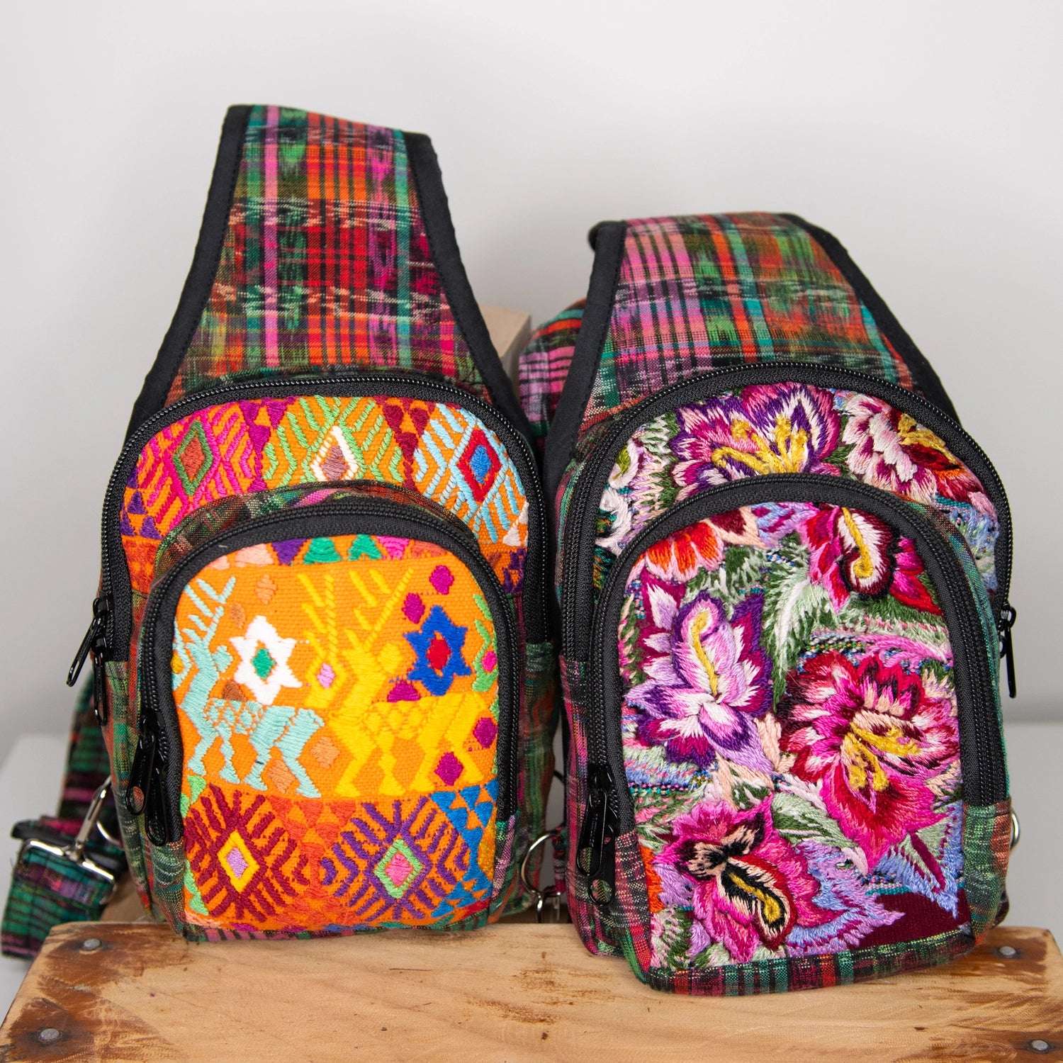 Upcycled Chichi Convertible Crossbody Backpack