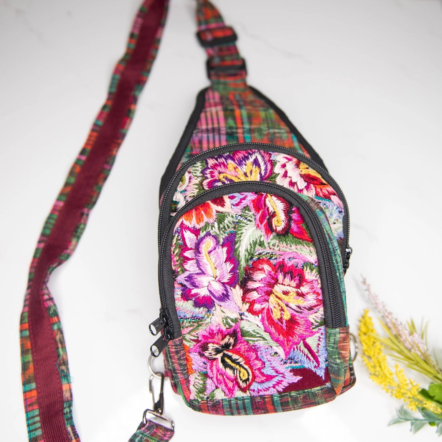 Upcycled Chichi Convertible Crossbody Backpack