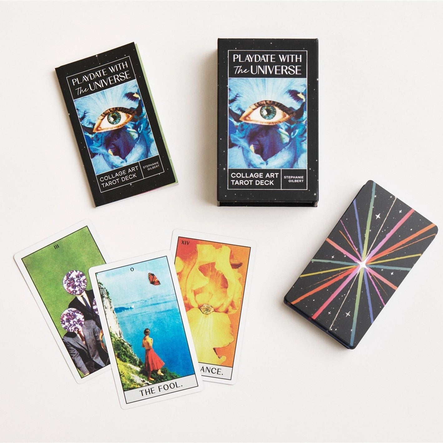 Playdate with the Universe Collage Art Tarot Deck
