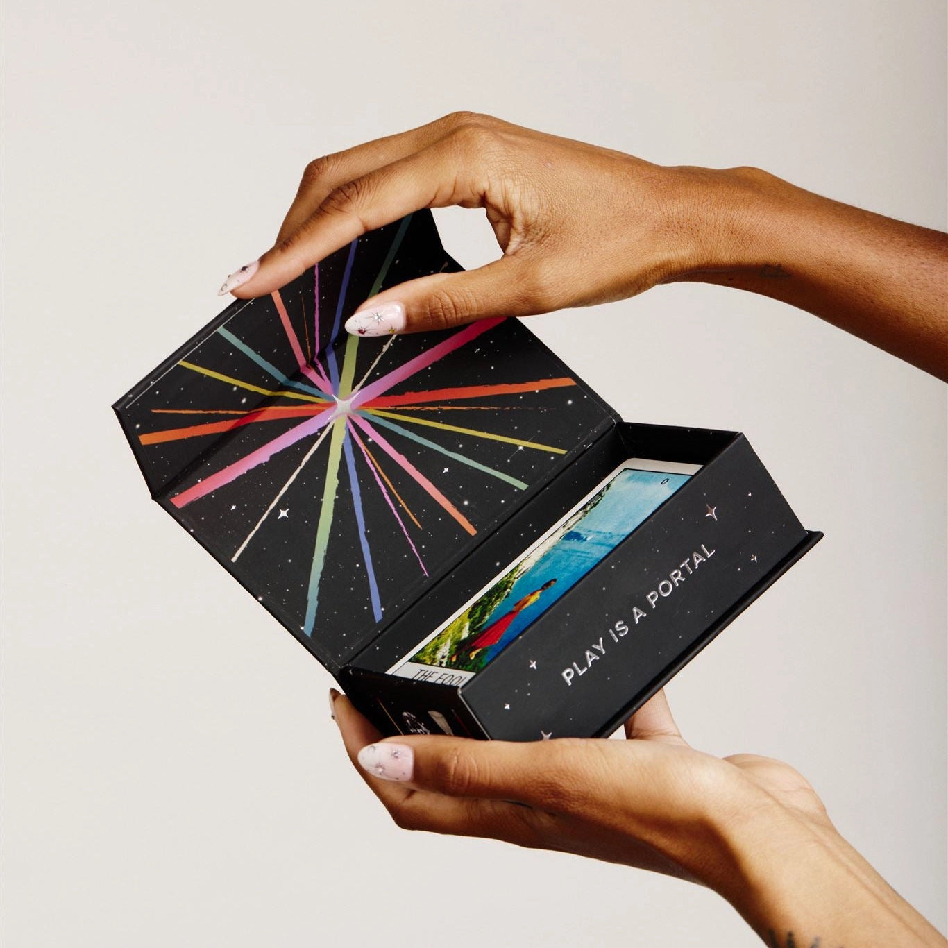 Playdate with the Universe Collage Art Tarot Deck