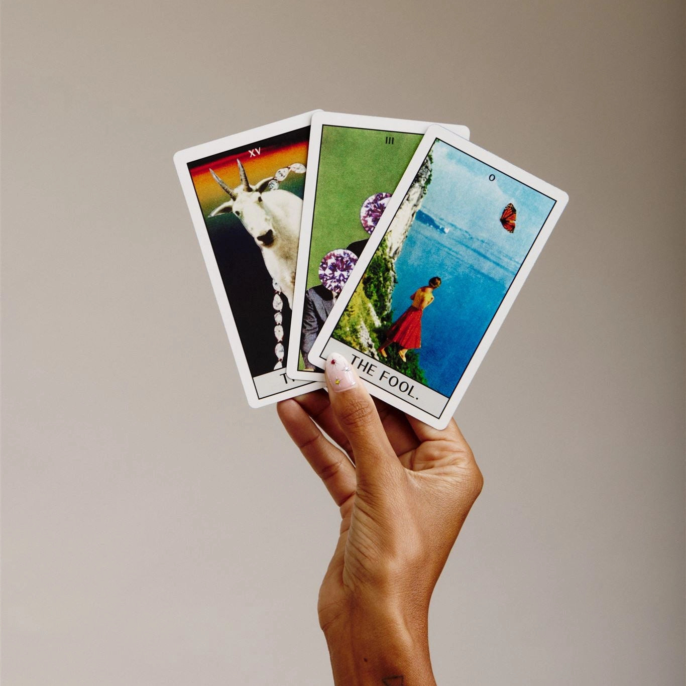 Playdate with the Universe Collage Art Tarot Deck