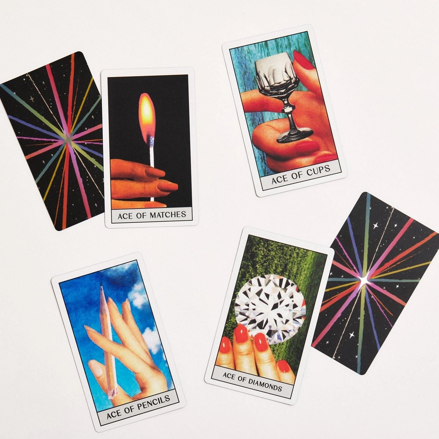 Playdate with the Universe Collage Art Tarot Deck