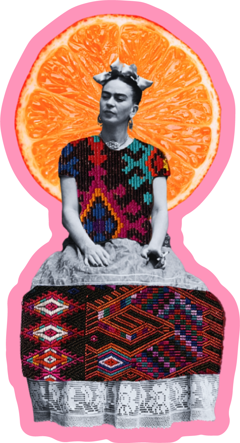 Frida Huipil Sticker