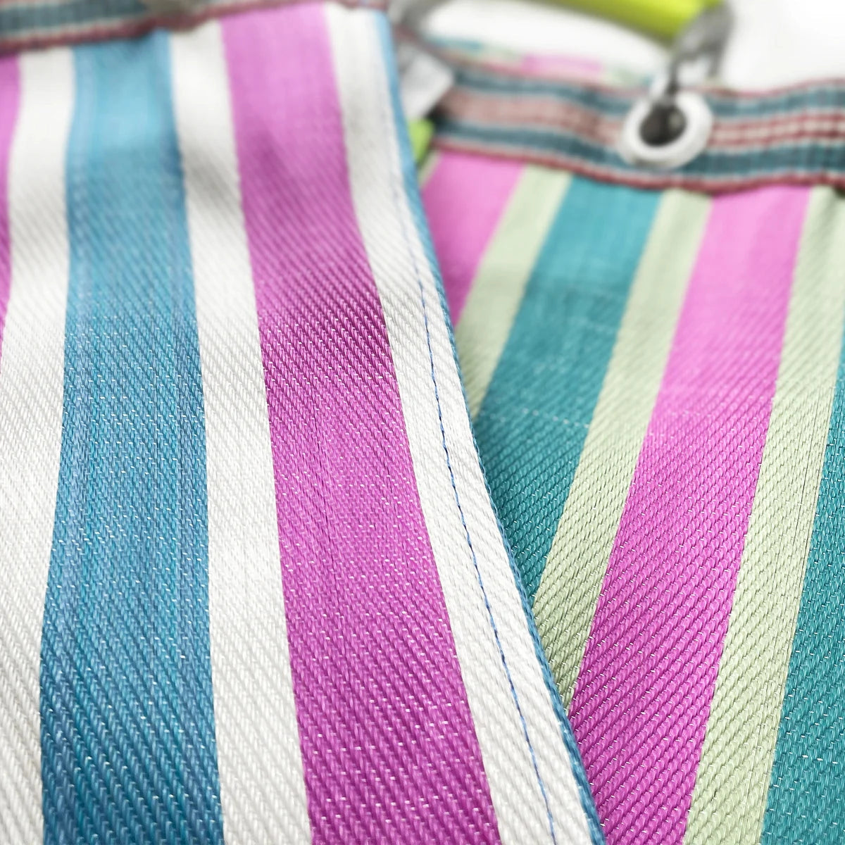 Recycled Plastic Striped Tote