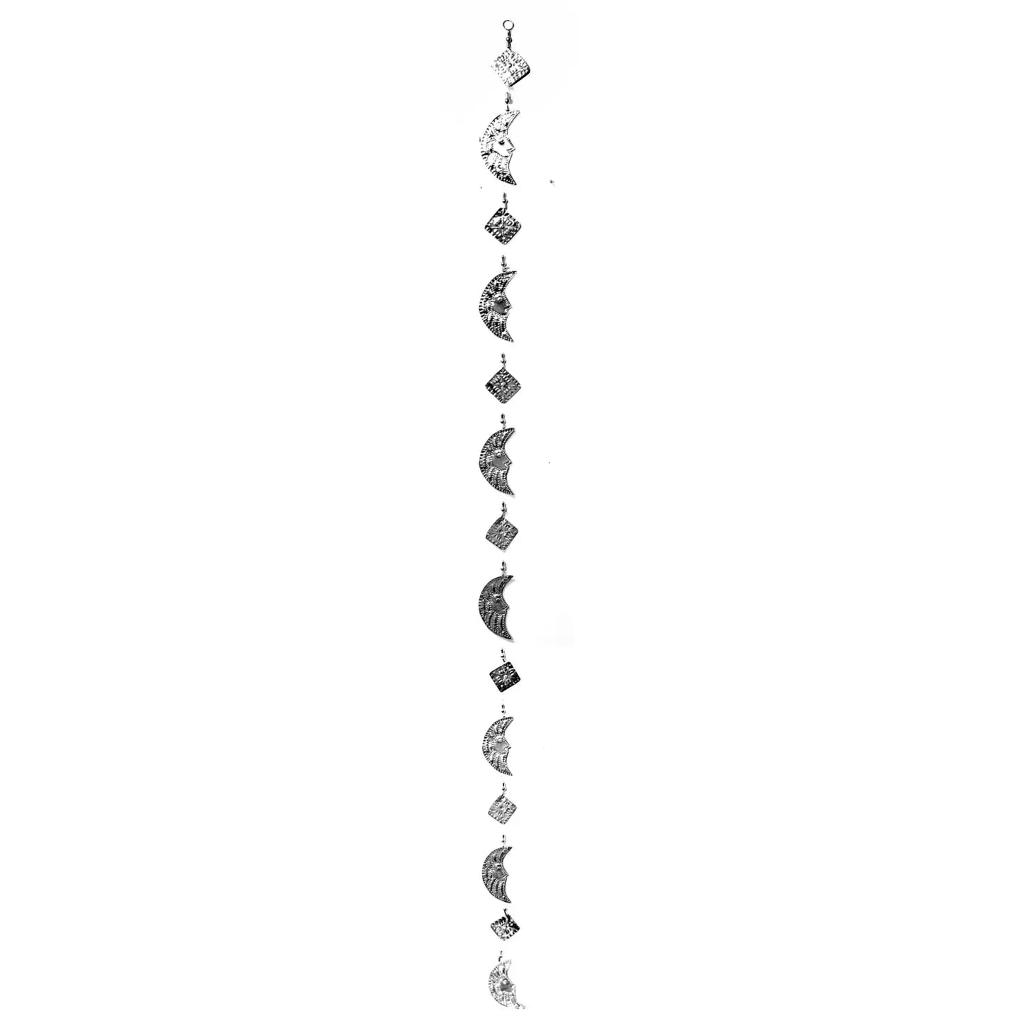 Tin Foil Moon Hanging