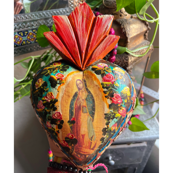 Handmade Virgen Corazon #2