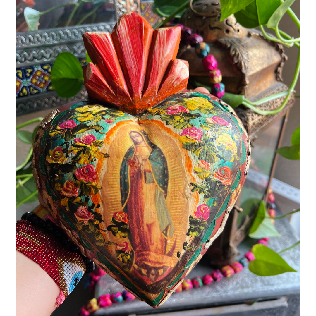 Handmade Virgen Corazon #1
