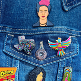 Prayer Candle Enamel Pin