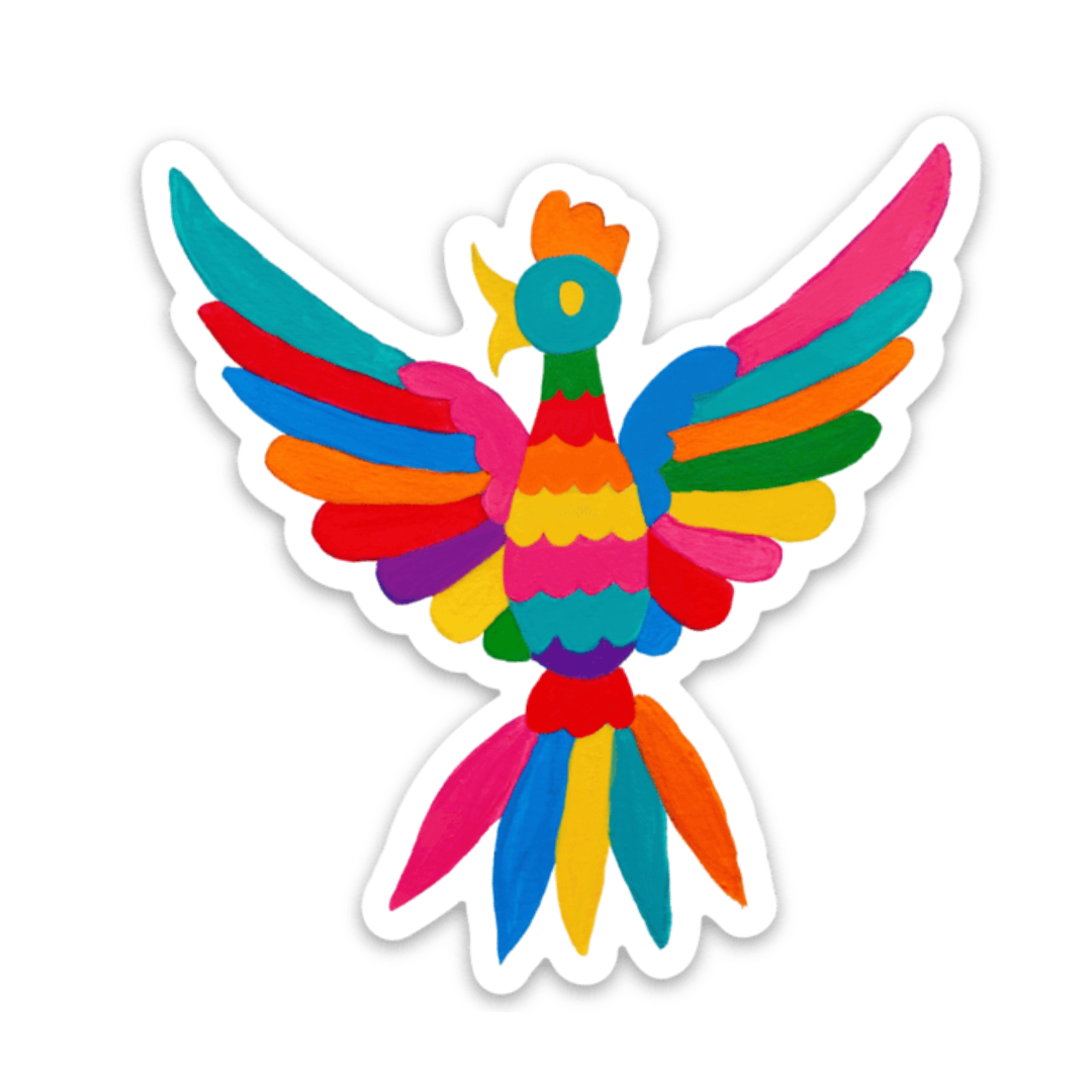 Otomi Bird Sticker