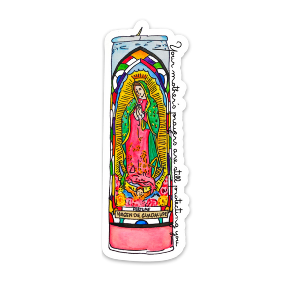 Mother's Prayers Candle Sticker
