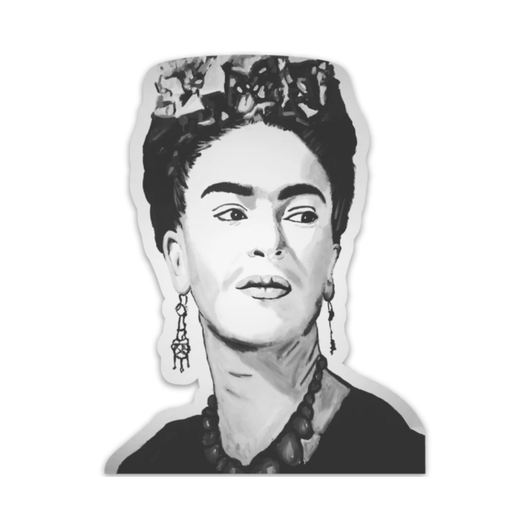 Black & White Frida Sticker