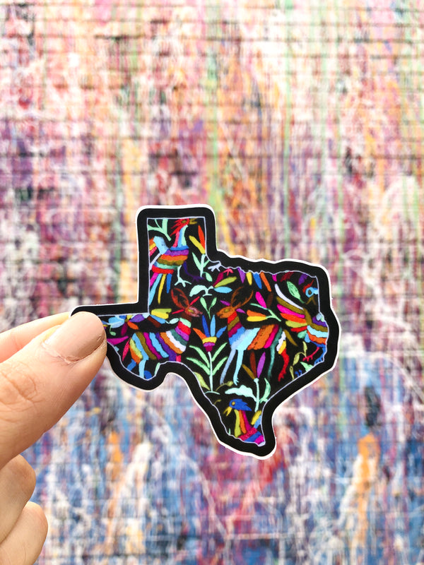 Black Otomi Texas Sticker
